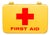 Mid-Century Industrial Metal First Aid Box c.1950 For Sale
