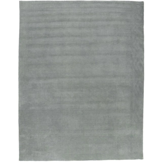 Gray Gray Area Rug With Modern Style - 09'11 X 12'10 For Sale - Image 8 of 8