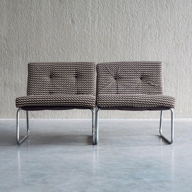 1960s Mid-Century Modern Modular Lounge Chairs, 1960s, Set of 2 For Sale - Image 5 of 16
