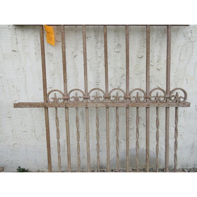 Antique Victorian Iron Gate # 301 For Sale - Image 4 of 6