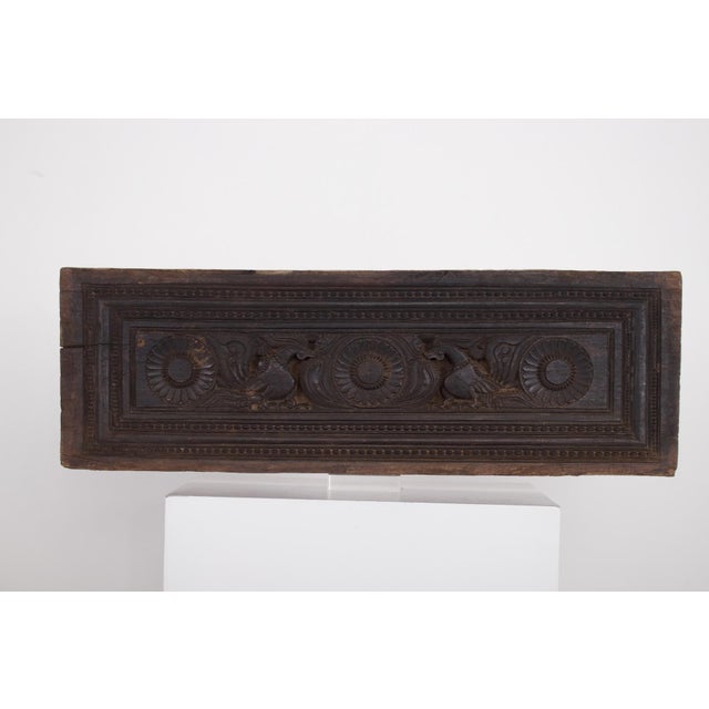 Indian Carved Panel, Chettinad, Tamil Nadu For Sale - Image 6 of 6
