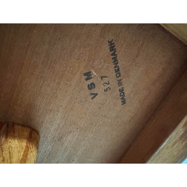 1960s Danish Teak Side Table - Vintage Mid-Century Modern Solid Wood Coffee Table For Sale - Image 4 of 10