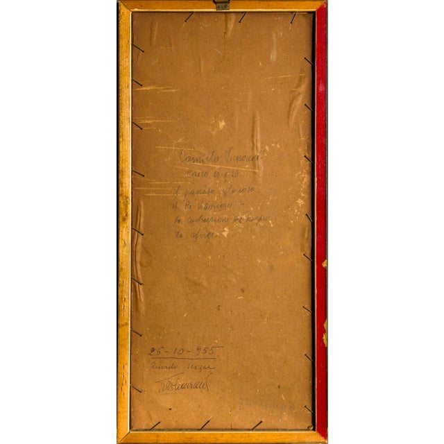 Camillo Innocenti, Middle Eastern Scenes, Watercolors, 1926, Framed, Set of 2 For Sale - Image 6 of 9