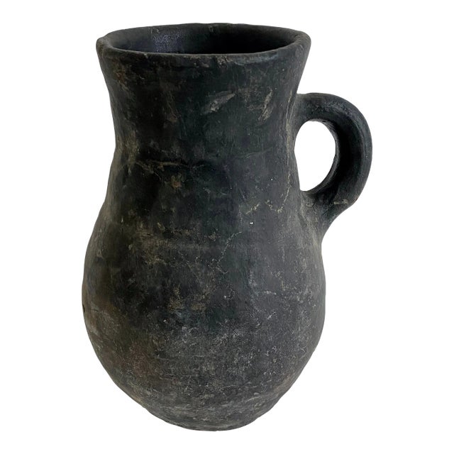 Antique Turkish Pottery Pitcher/Vase For Sale