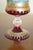 Vintage Italian Murano Hand Enameled Ruby Glass Chalice For Sale - Image 9 of 9