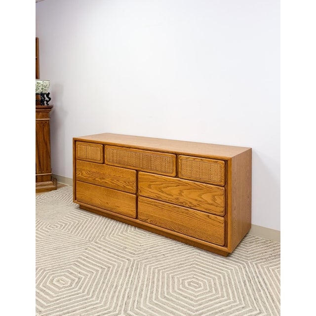 This is an exceptionally rare find — the Lane "Perception" 7-drawer dresser is one of the most coveted pieces in the...