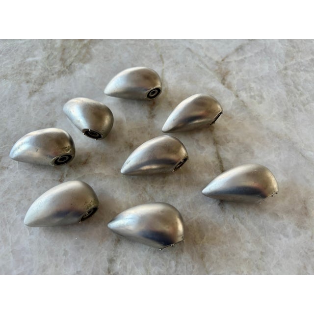 MCM Space Age Cabinet Knobs - A Set of 8 For Sale - Image 4 of 5