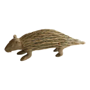 Vintage African Porcupine Sculpture