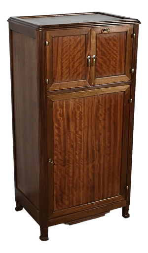 Art Deco Mahogany Cabinet, 1940s