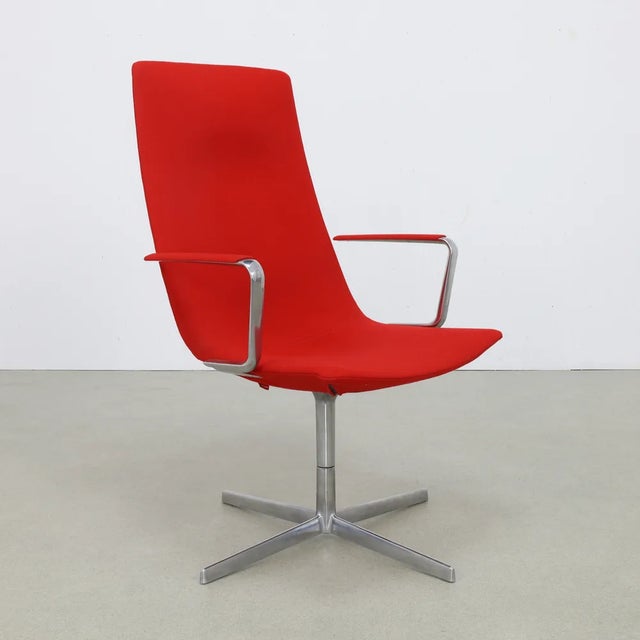 Swivel Lounge Chair in Wool Cativa from Arper, 2000s For Sale - Image 11 of 11