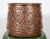 Copper hand etched Mamluk style polished cache pot. Hand Etched Copper Jardiniere in the Style of Mamluke, Egypt, 1920...
