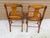Two beautiful antique side chairs crafted from Birds Eye and tiger maple. Chairs feature hand caned seats. Sturdy and...