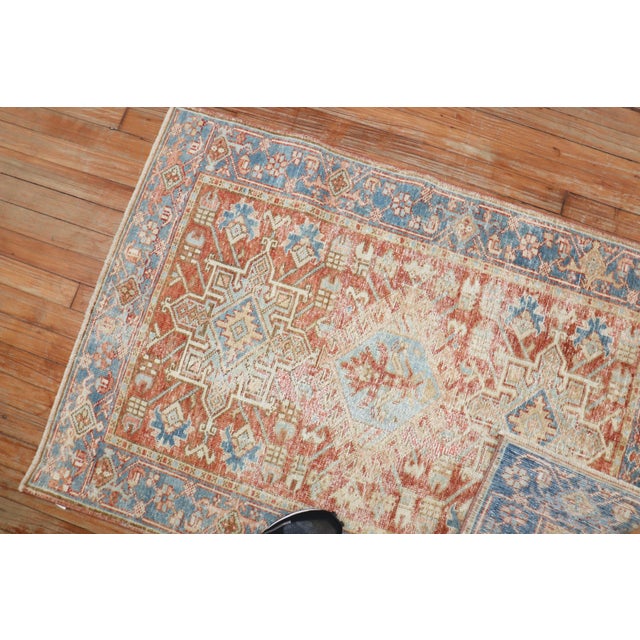 1920s Worn Heriz Rug For Sale - Image 17 of 18