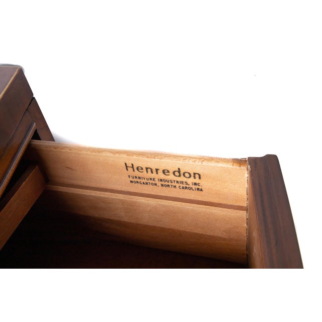 Henredon Vintage Mid Century Henredon Bow-Front Chest For Sale - Image 4 of 13