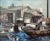 Industrial 1970s California Impressionist Seascape Oil Painting Blackie's Boat Yard Newport Beach Waterfront Signed For Sale - Image 3 of 13