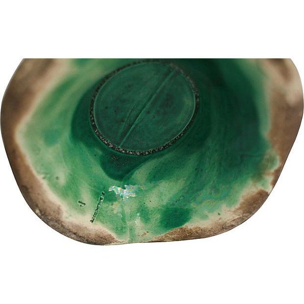 Antique Holdcroft Majolica Vases - a Pair For Sale In Los Angeles - Image 6 of 6