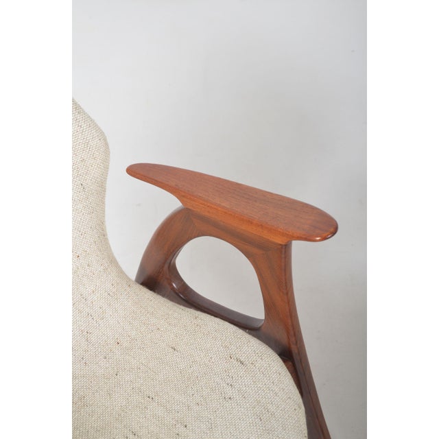 Set of Danish Armchairs by Aage Christiansen for Erhardsen & Andersen, 1960s For Sale - Image 6 of 10