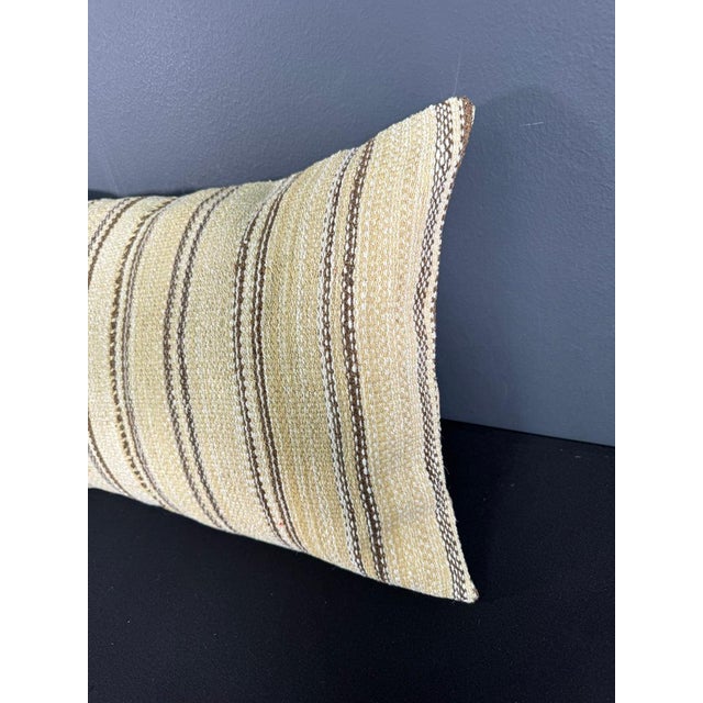 Turkish Hemp Pillow Cushion Natural Beige Brown Pillow Cushion Cover 16" x 24" #30048 Enhance your home decor with our...