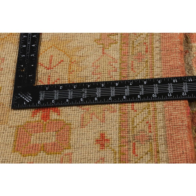 Early 20th Century Antique Turkish Oushak Rug - 09'10 X 12'08 For Sale In Dallas - Image 6 of 9