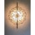 Early 21st Century Italian Wall Light in Transparent with Silver Leaf Murano Glass Disc and Brass Metal Frame by Simoeng For Sale - Image 5 of 12
