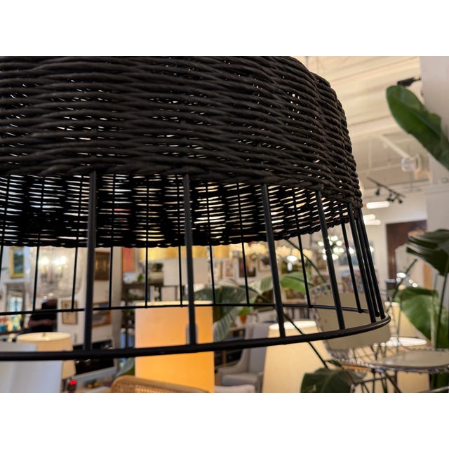 Black Blu Dot Laika Medium Pendant Light For Sale - Image 8 of 12