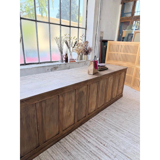 Pine Trade Counter, 1950s For Sale - Image 9 of 18