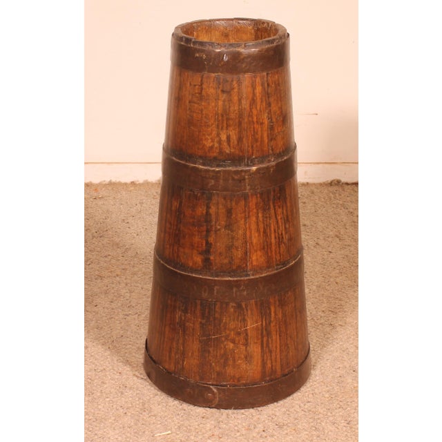 Antique Umbrella and Walking Stick Holders in the Form of a Churn, 1890s For Sale - Image 4 of 9