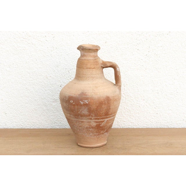 Farmhouse Antique French Farmhouse Clay Pitcher For Sale - Image 3 of 10