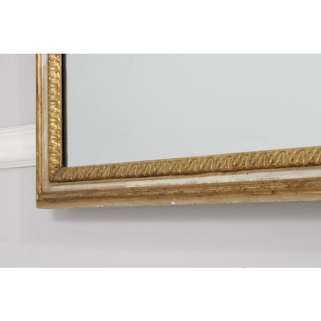 French Louis XV Style Trumeau Decorator Mirror For Sale - Image 4 of 16