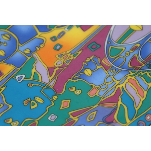 Blue Porcelain Dessert Plates, France, 1990s, Set of 6 For Sale - Image 8 of 18