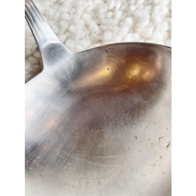 Antique Silver Plated Serving Ladle From Royal Picardy Hotel in Le Touquet Paris-Plage For Sale In New York - Image 6 of 7