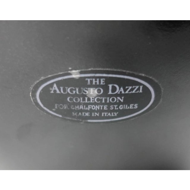 Black Augusto Dazzi Collection Chalfonte St. Giles Italian Black & Gold Ceramic Bird For Sale - Image 8 of 9