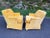 Wood Pair of Mustard Yellow Velvet Club Chairs For Sale - Image 7 of 13