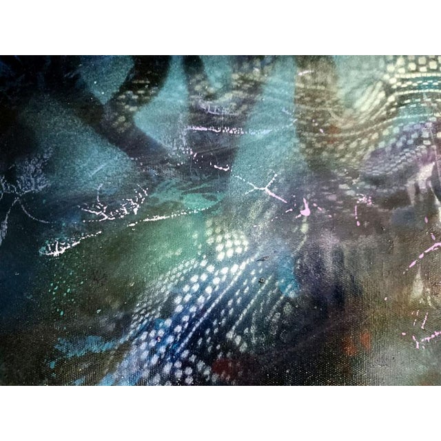 Early 21st Century Ovidiu Kloska, Arabian Night, Mixed Media on Canvas For Sale - Image 5 of 11