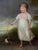 Historical Oil Painting Portrait of Louisa Cooke and “Mr. Quiz”: Home Before Trafalgar British Provincial School, in the Manner of George Romney For Sale - Image 6 of 18