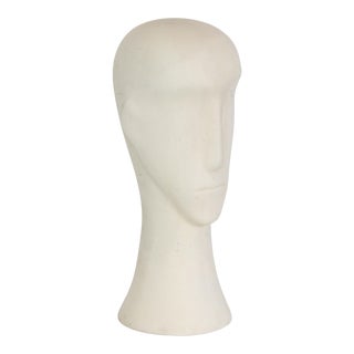 Mid Century Modern Ceramic Head Sculpture For Sale