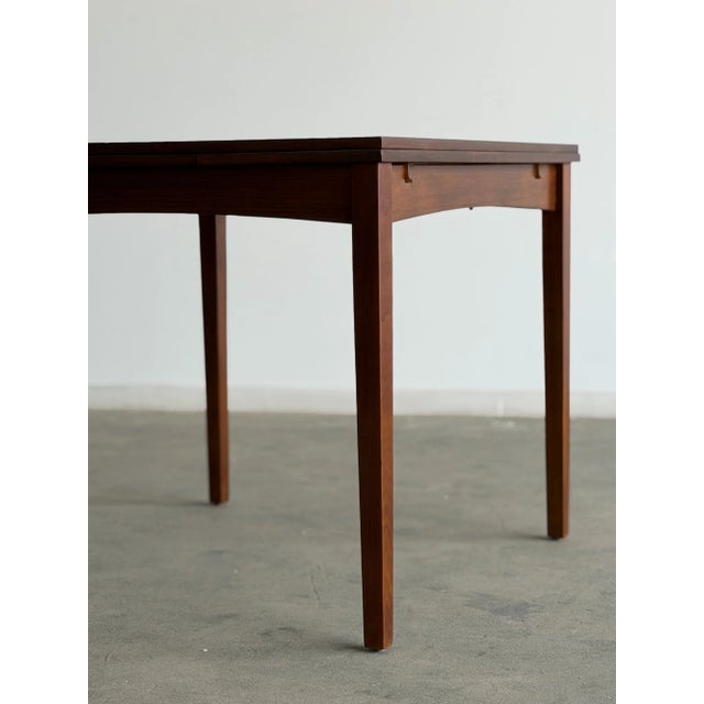 Brown MCM Square Table For Sale - Image 8 of 12