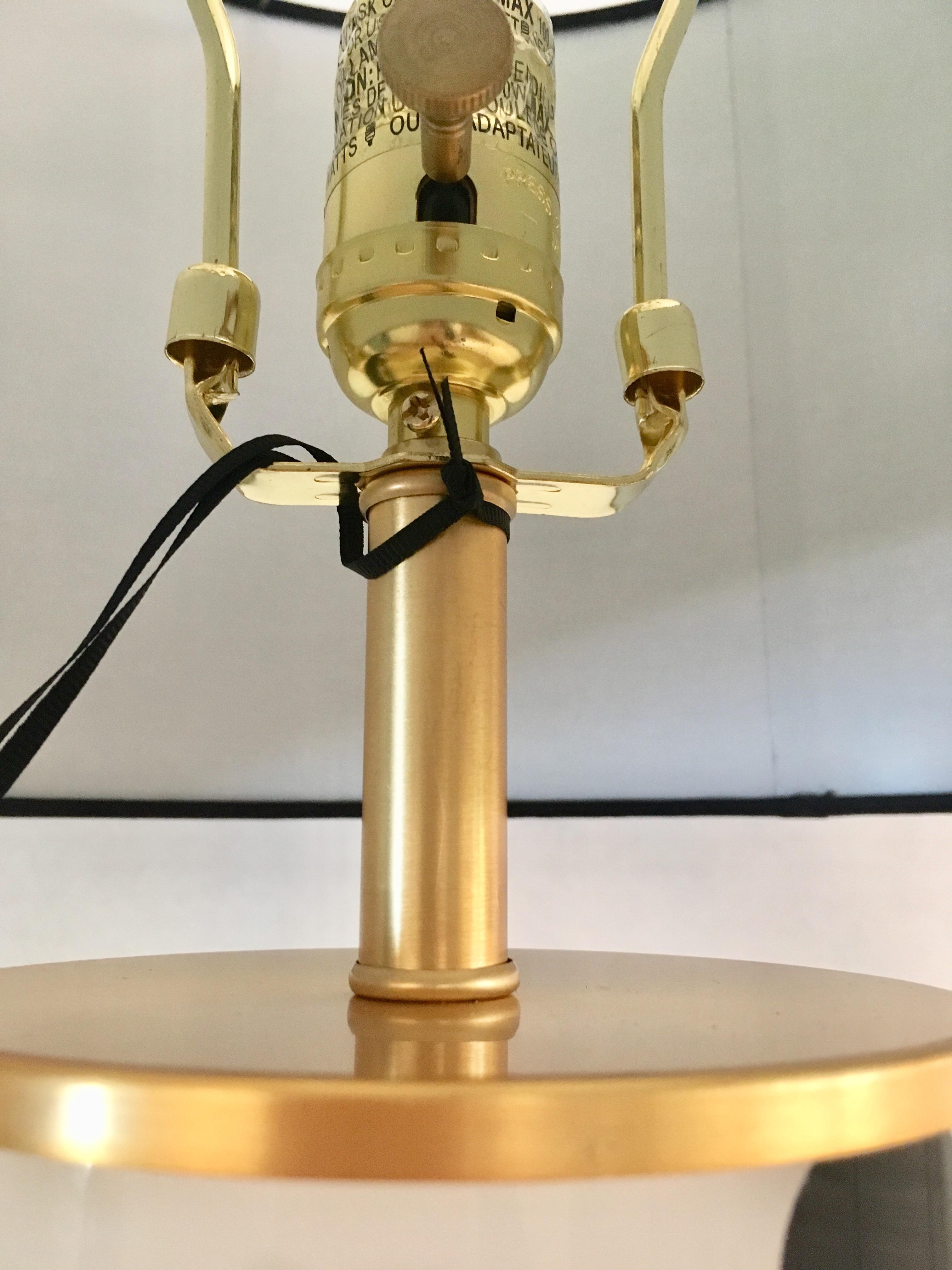 kate spade white and gold polka dot lamp