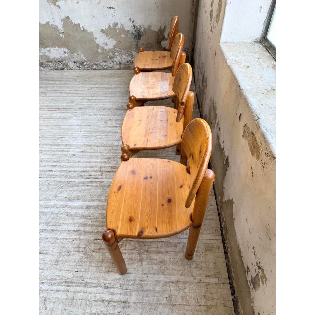 Vintage Pine Chairs by Rainer Daumiller, 1980s, Set of 4 For Sale - Image 4 of 18