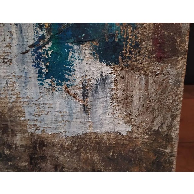 Anne Staritsky,oil on canvas,1950s. Title:Rythme de la montagne. Very good condition. Old piece of 3 cm. on the back...