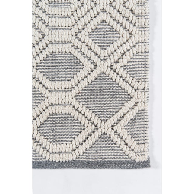 Contemporary Momeni Contemporary Indoor/Outdoor Hermosa Rug in Grey, 2'3" x 8' Runner For Sale - Image 3 of 8