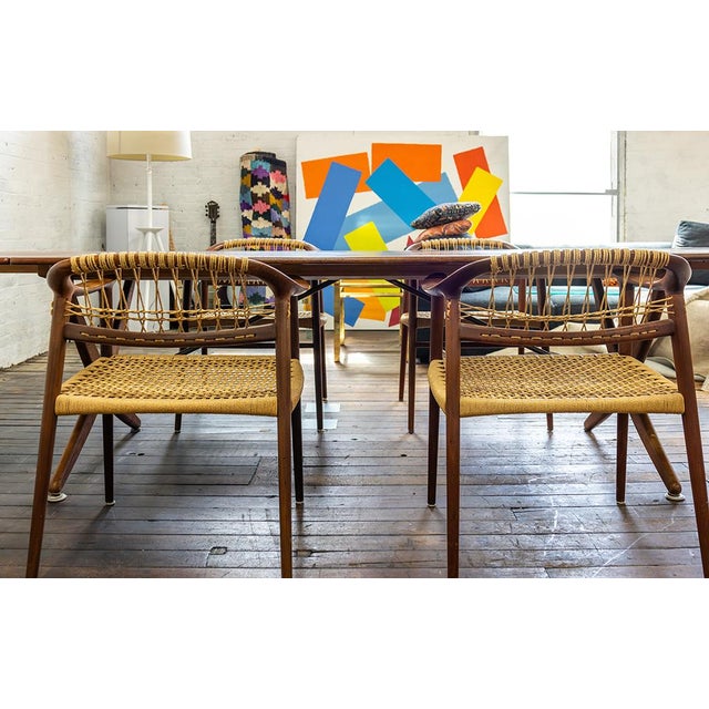 1950s Hans Wegner Danish Dining Table, Model at-314 for Andreas Tuck For Sale - Image 10 of 15
