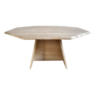 Travertine Coffee Table, 1970s For Sale