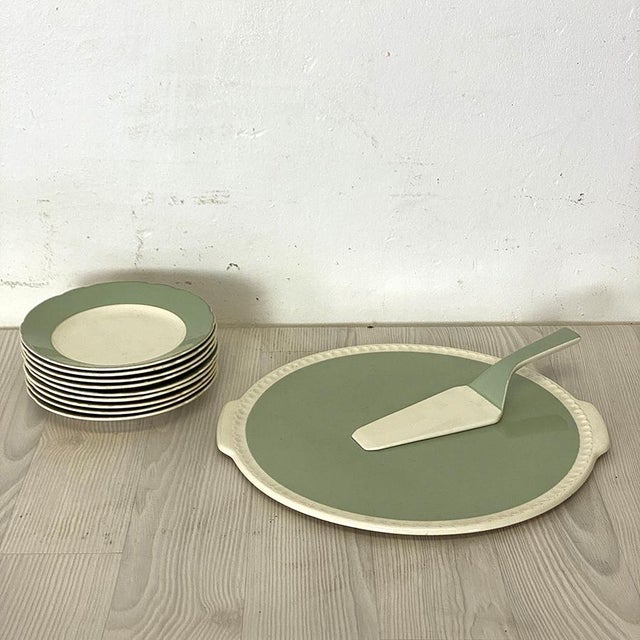 Ceramic Vintage Dessert Service from Villeroy & Boch, 1950s, Set of 11 For Sale - Image 7 of 7