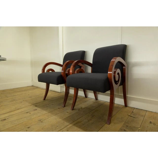 Modern Late 20th Century Modern Brueton Kensington Chairs- a Pair For Sale - Image 3 of 3