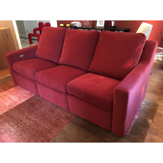 Dual Reclining Pindler Fabric Sofa Chairish