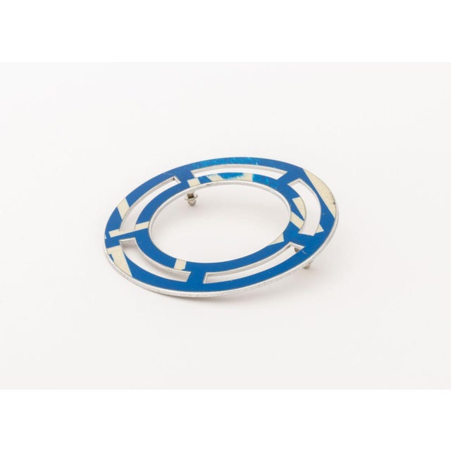 Bally Boris Bally Recycled Street Sign Brooch, 2000 For Sale - Image 4 of 6