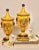 Mid Century Italian Yellow Tole Urns - a Pair For Sale - Image 11 of 13
