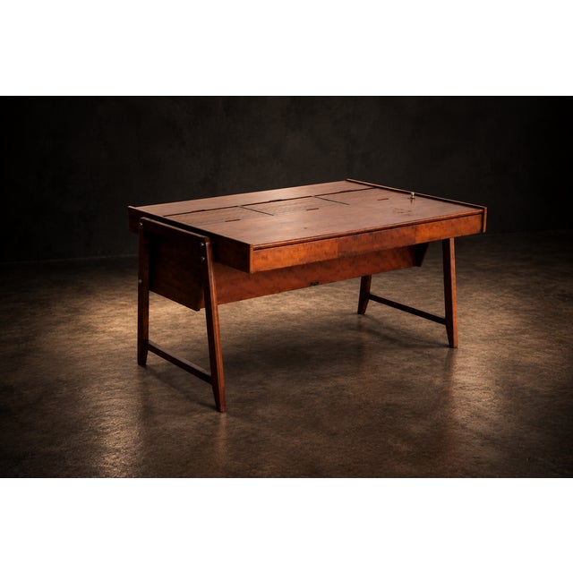 Vintage Desk by Clausen & Maerus for Eden Rotterdam, 1960s, in Good conditions. Designed 1960 to 1969 This piece has an...