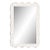 Fleur Home Garden District Satsuma Rectangle Mirror in White Dove, 24x36 For Sale